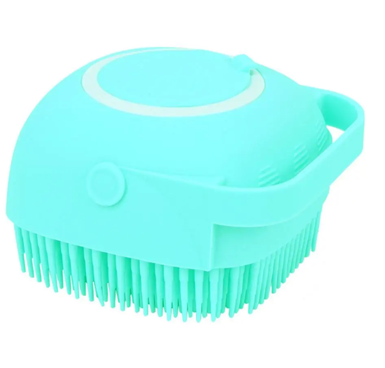 Massaging and Soap Dispensing Dog Bath Brush